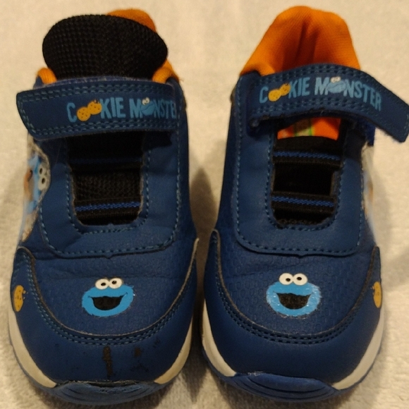 Blue Cookie Monster Kids Shoes - Picture 2 of 7